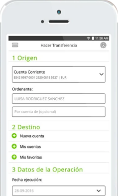 Realitzar transferències