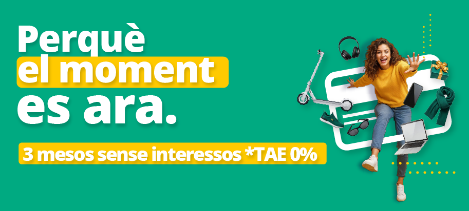 Perqué el moment és ara - Targeta Visa Caixa Popular