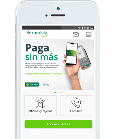 Contratar desde el móvil Ruralvía móvil - Móviles - Aplicaciones 7 | Caixa Popular