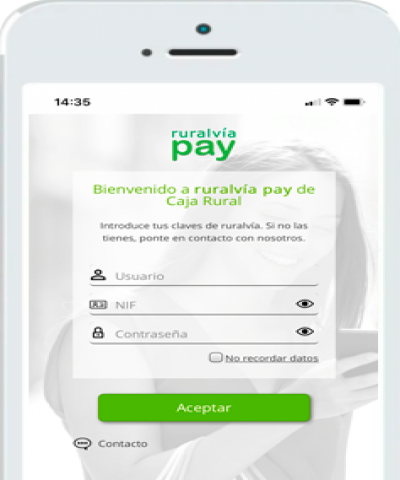 Elige la tarjeta con que quieres pagar - Ruralvía Pay - Aplicaciones móviles - Aplicaciones Slider 3 | Caixa Popular