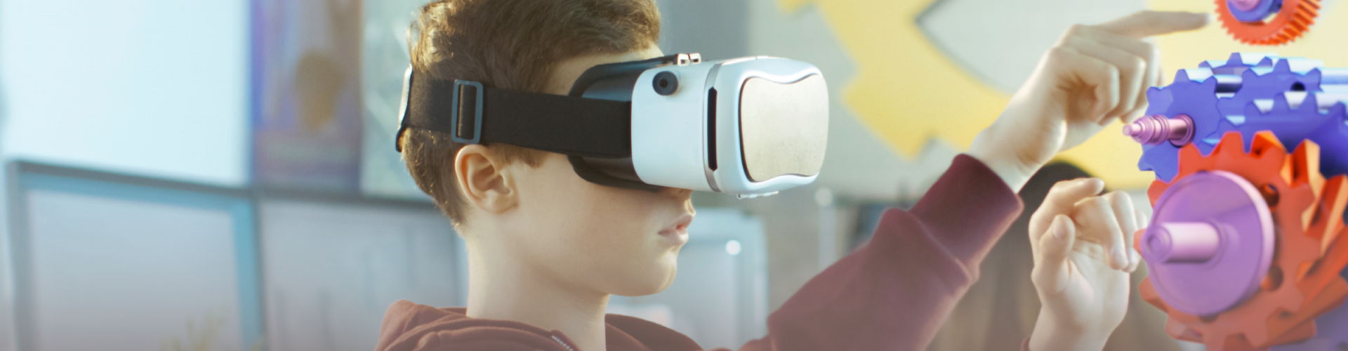 niño gafas realidad virtual