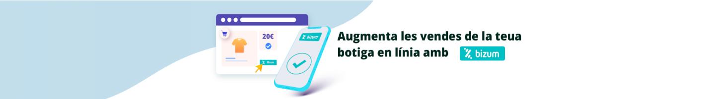 Campaña Bizum C2eR - Gráfico de tienda online y logo Bizum
