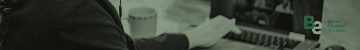 Persona escoltant un webinari en directe