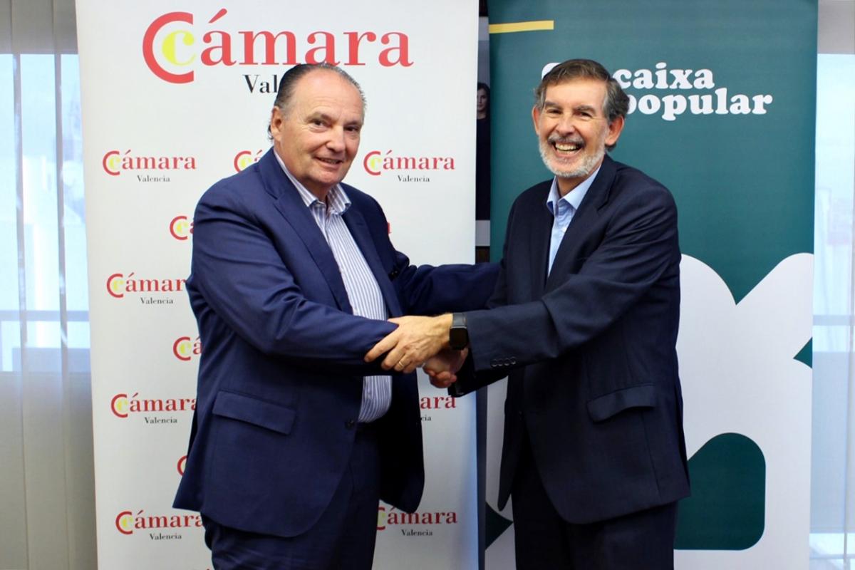 Caixa Popular y Cámara Valencia se alían para el lanzamiento de los Bonos Comercio potenciando el comercio local