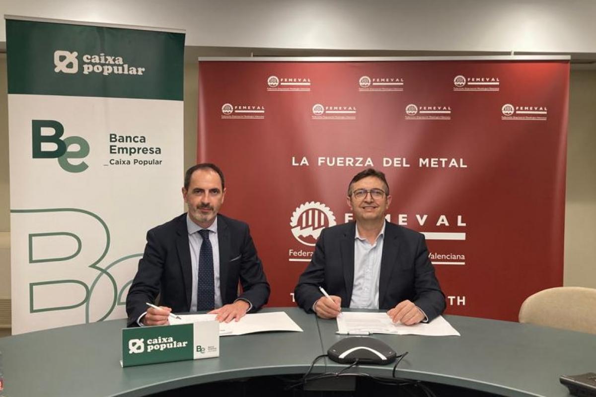 Alianza de FEMEVAL y Caixa Popular para impulsar el metal 