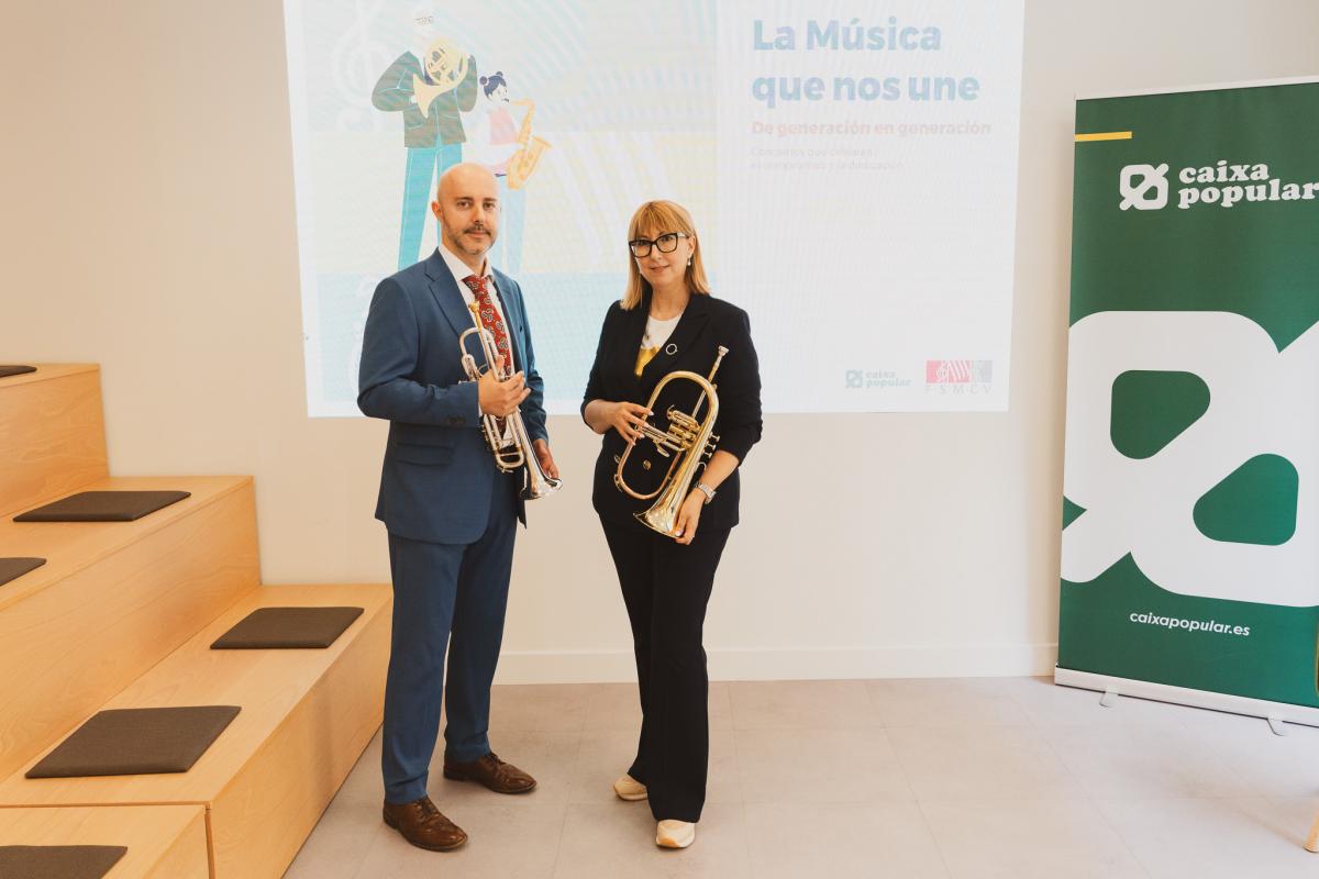 Caixa Popular i l’FSMCV presenten el cicle de concerts ‘La música que ens uneix’