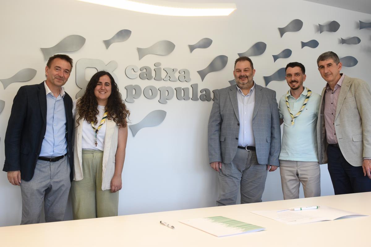 Juniors M.D. renueva su convenio de colaboración con Caixa Popular