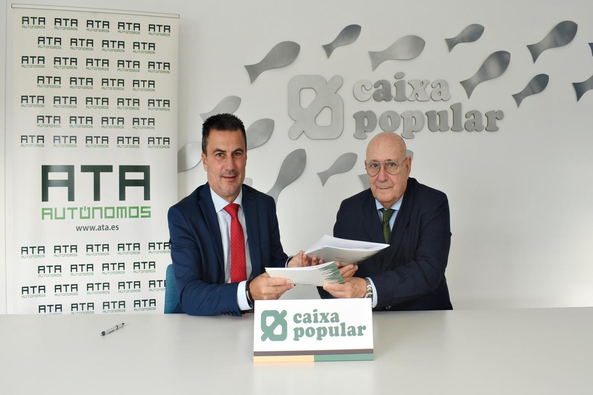 Caixa Popular y ATA firman un convenio para apoyar a los autónomos de la Comunitat Valenciana