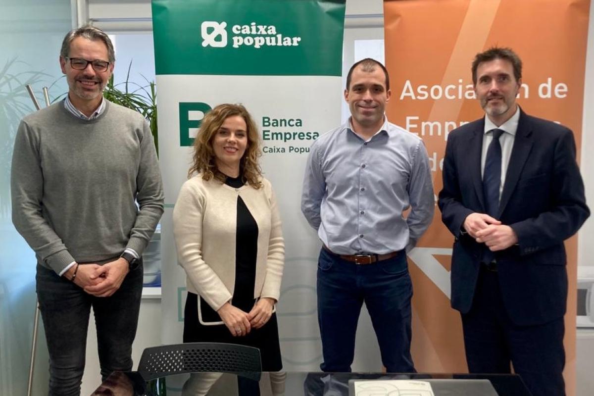 La Asociación de Empresarios L’Alter d’Alcàsser (AELA) y Caixa Popular facilitan la financiación y la liquidez a las pymes