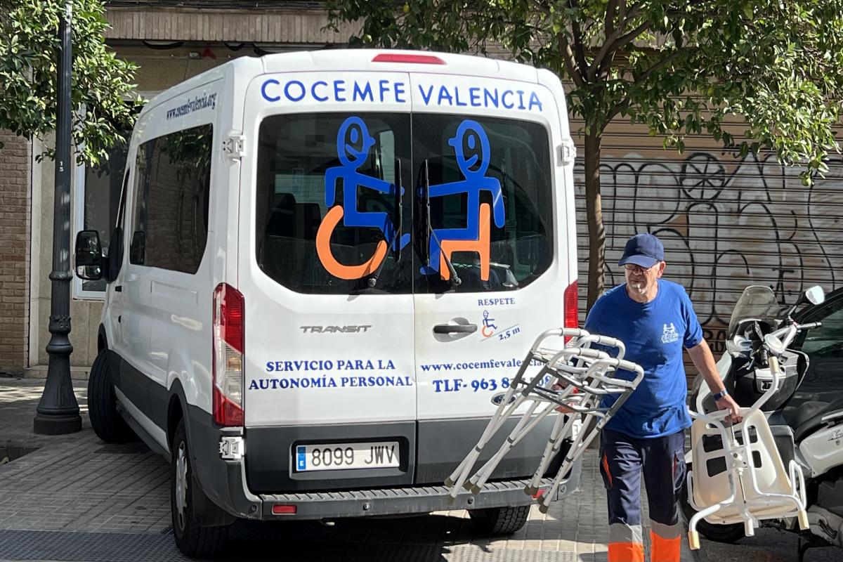 COCEMFE València i Caixa Popular col•laboren en el suport a persones amb discapacitat afectades per la dana