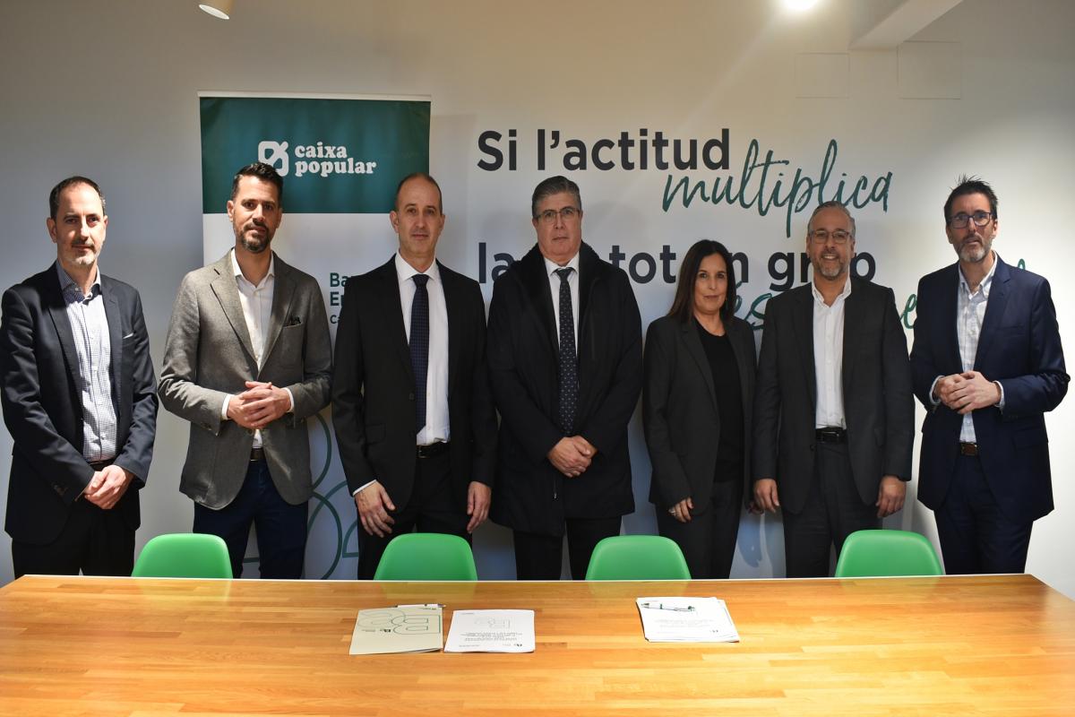 Caixa Popular y AIDIMME suscriben un convenio para impulsar la competitividad industrial y fomentar el acceso a la formación