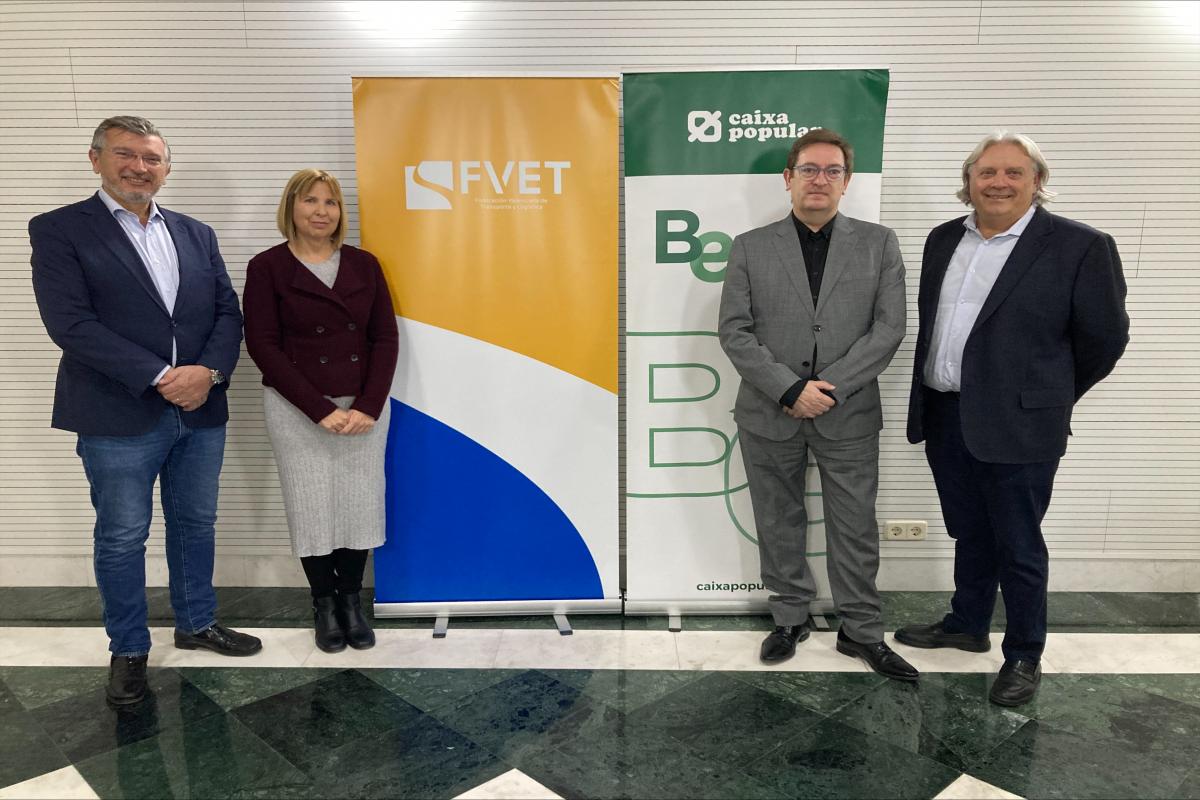 Caixa Popular renova el seu compromís amb la Federació Valenciana d'Empresaris del Transport (FVET)
