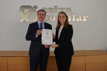 Caixa Popular revalida per tres anys la seua certificació de Compliance Penal atorgada per AENOR